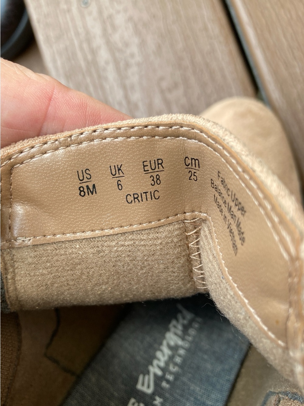 Dr. Scholls Size 8M Critic tan faux suede wedge ankle booties - Picture 9 of 12